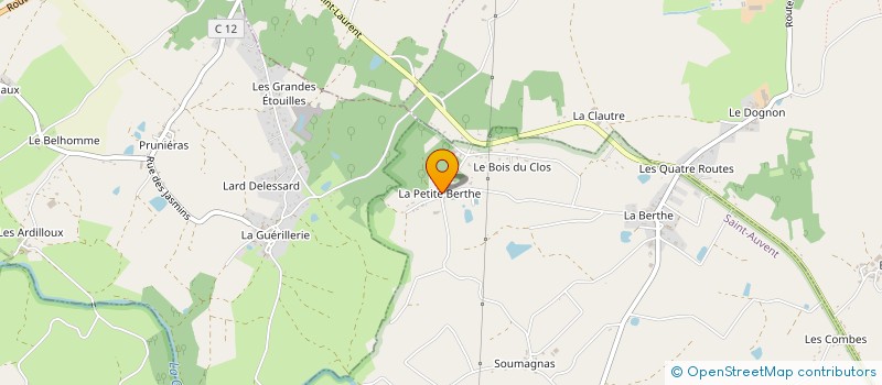 localisation de l'entreprise SCI SCOLOPAX RUSTICOLA  SAINT-AUVENT