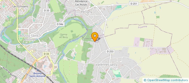 localisation de l'entreprise SCI SCOQUART  VARENNES-JARCY