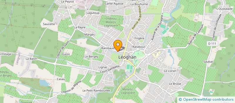 localisation de l'entreprise SCI SCOREAUX  LEOGNAN