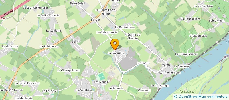 localisation de l'entreprise SCI SCORPICORNE  LE CELLIER