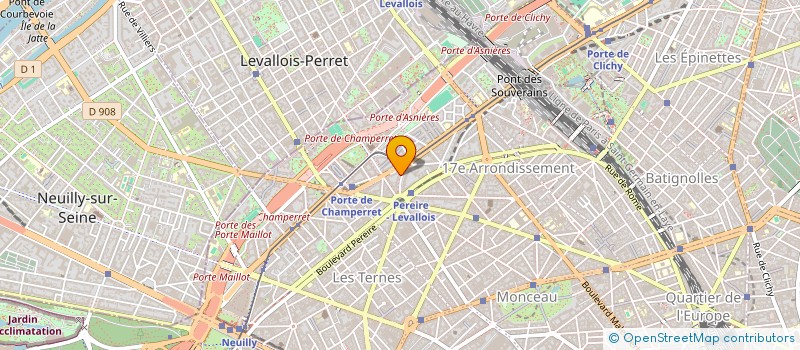 localisation de l'entreprise SCI SCORPIO  PARIS