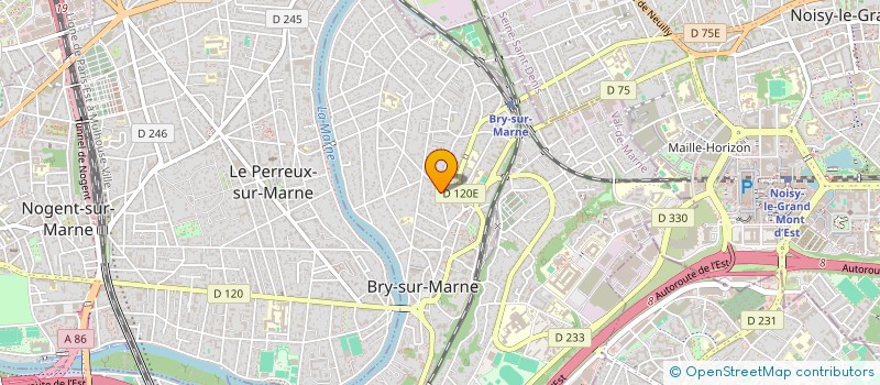 localisation de l'entreprise SCI SCORPIO ONYX PATRIMOINE  BRY-SUR-MARNE