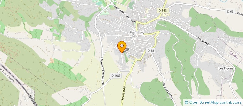 localisation de l'entreprise SCI SCORPION à EGUILLES
