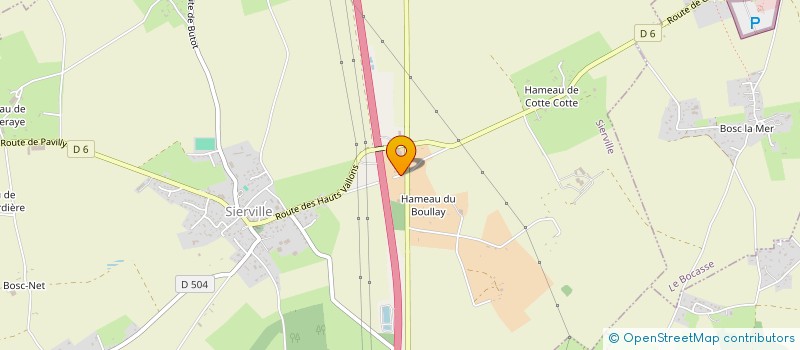 localisation de l'entreprise SCI SCORPION  SIERVILLE