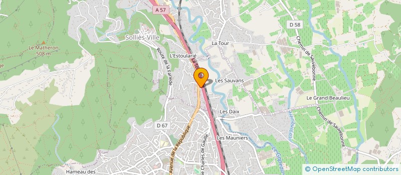 localisation de l'entreprise SCI SCORPION  FABREGUES