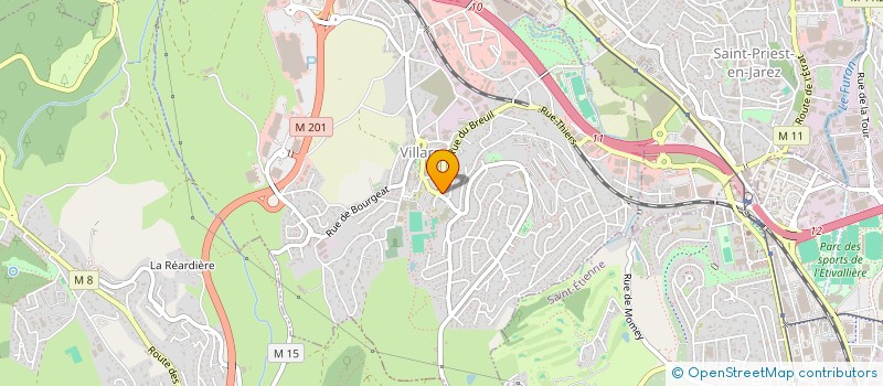 localisation de l'entreprise SCI SCORPION  VILLARS