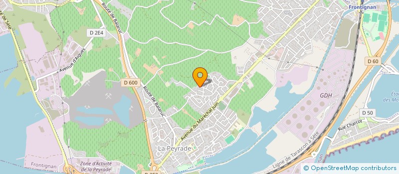 localisation de l'entreprise SCI SCOTO à FRONTIGNAN