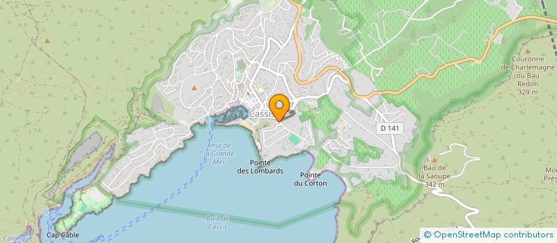 localisation de l'entreprise SCI SCOTT à CASSIS