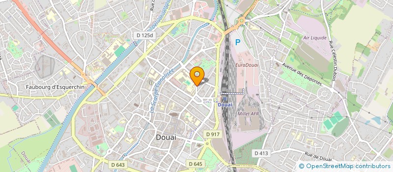 localisation de l'entreprise SCI SCOTTEZ à DOUAI