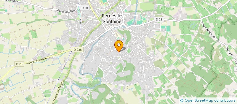 localisation de l'entreprise SCI SCOTTIE  PERNES-LES-FONTAINES