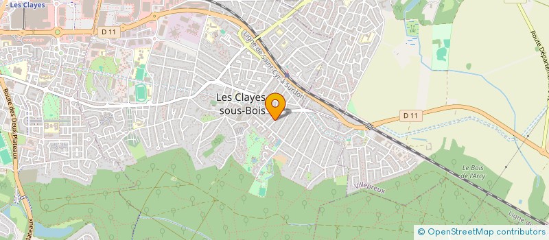 localisation de l'entreprise SCI SCOTTY à LES CLAYES-SOUS-BOIS