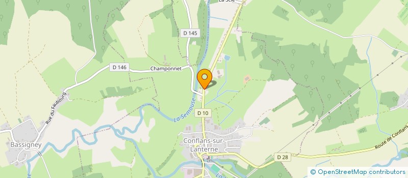 localisation de l'entreprise SCI SCOUBA  CONFLANS-SUR-LANTERNE