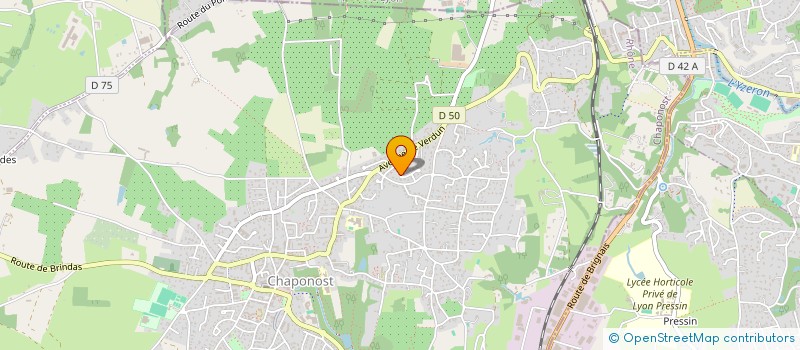 localisation de l'entreprise SCI SCPB  CHAPONOST