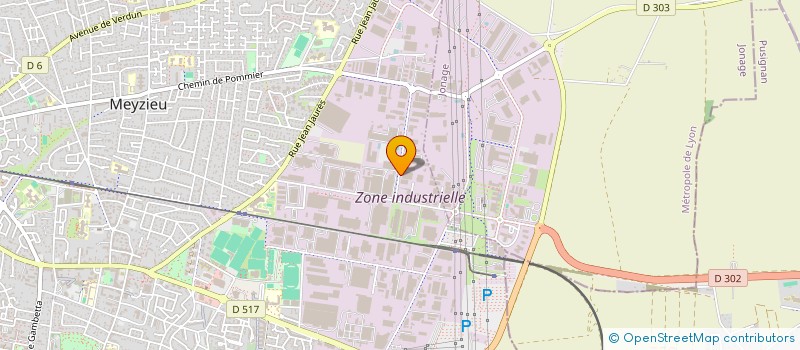 localisation de l'entreprise SCI SCPC  MEYZIEU