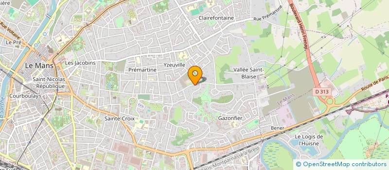 localisation de l'entreprise SCI SCR  LE MANS