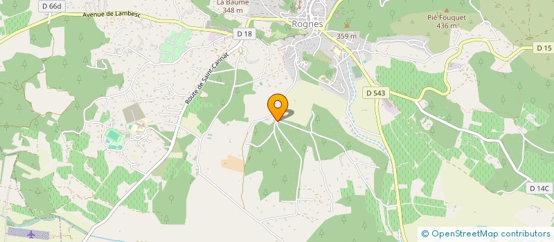 localisation de l'entreprise SCI SCR  ROGNES