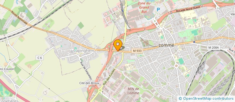 localisation de l'entreprise SCI SCR BOX à LILLE