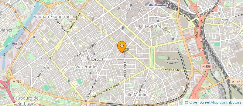 localisation de l'entreprise SCI SCRABBLE  LILLE