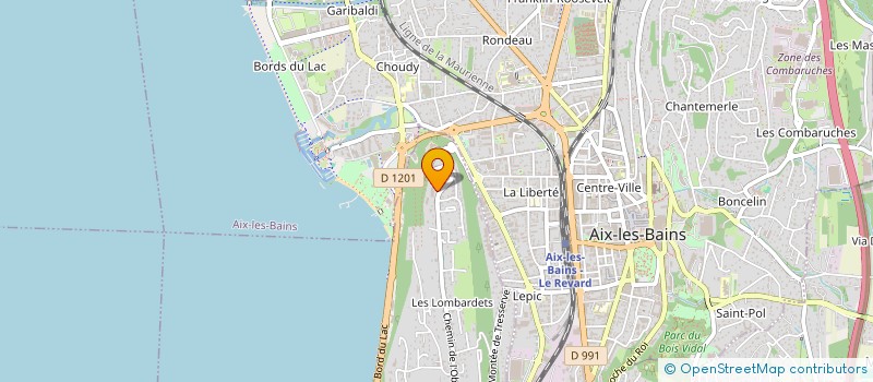 localisation de l'entreprise SCI SCRAM  TRESSERVE