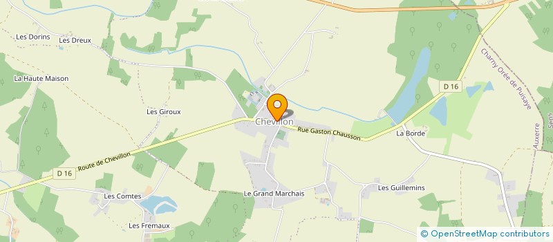 localisation de l'entreprise SCI SCRAP à CHARNY OREE DE PUISAYE