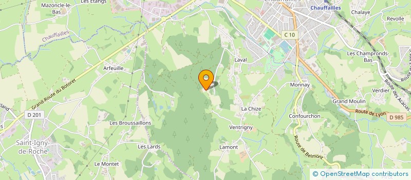 localisation de l'entreprise SCI SCRC  CHAUFFAILLES