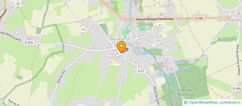 localisation de l'entreprise SCI SCREVE-APPLENCOURT  FERRIERE-LA-GRANDE