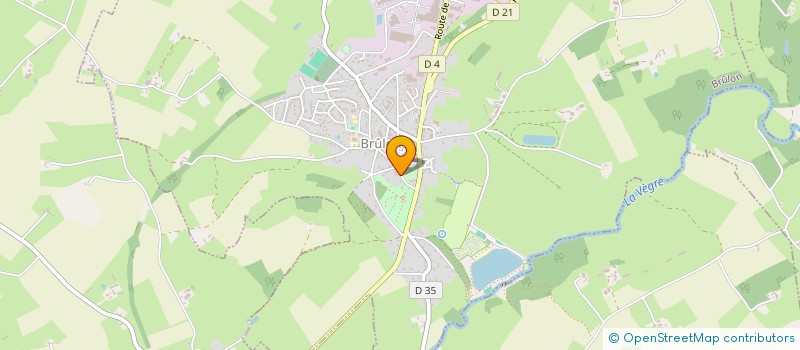 localisation de l'entreprise SCI SCRIBE  BRULON