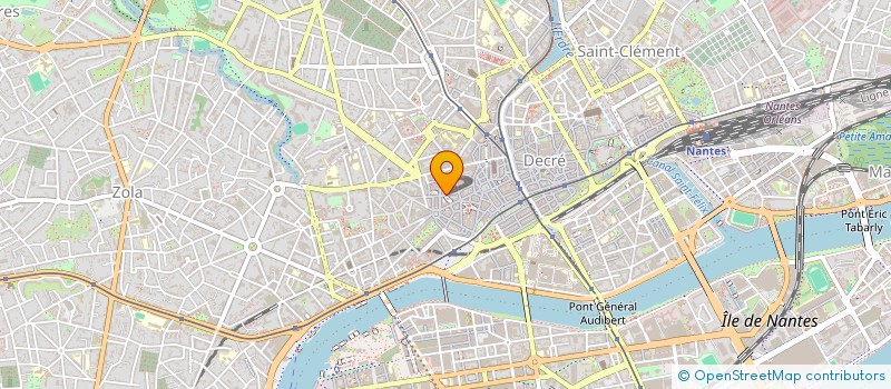 localisation de l'entreprise SCI SCRIBE  NANTES