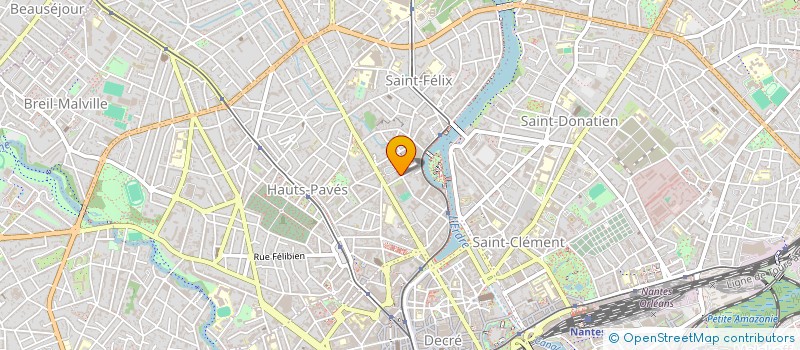localisation de l'entreprise SCI SCRIBE 95 à NANTES