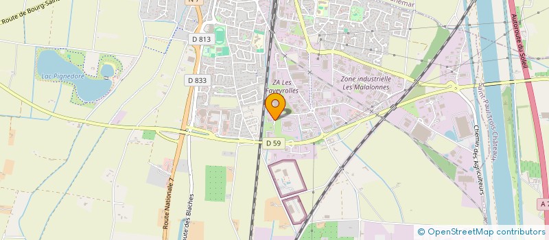 localisation de l'entreprise SCI SCS à PIERRELATTE