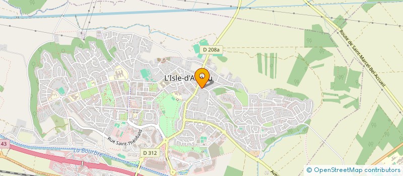 localisation de l'entreprise SCI SCS  L'ISLE-D'ABEAU