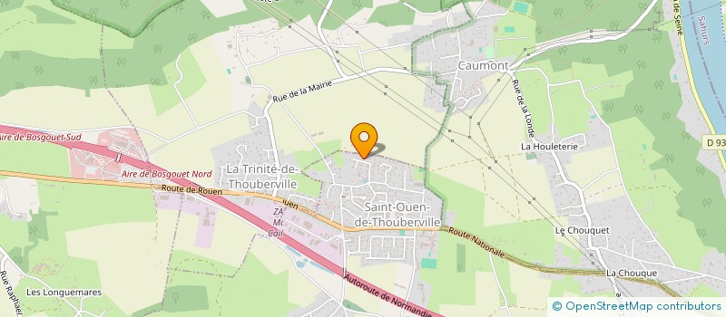 localisation de l'entreprise SCI SCS  SAINT-OUEN-DE-THOUBERVILLE