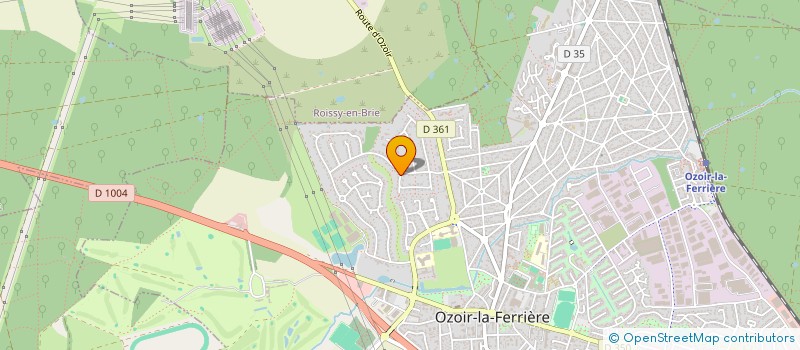 localisation de l'entreprise SCI SCS  OZOIR-LA-FERRIERE