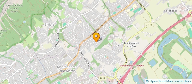 localisation de l'entreprise SCI SCSL  MONTBONNOT-SAINT-MARTIN