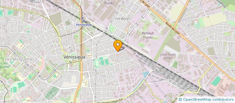 localisation de l'entreprise SCI SCT  VENISSIEUX
