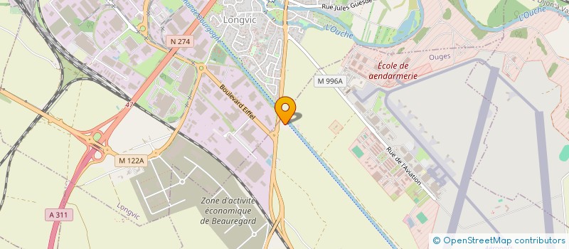 localisation de l'entreprise SCI SCT  OUGES