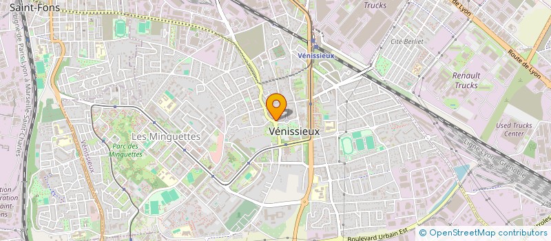 localisation de l'entreprise SCI SCT  VENISSIEUX