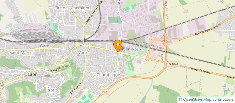 localisation de l'entreprise SCI SCT IMMOBILIER à LAON