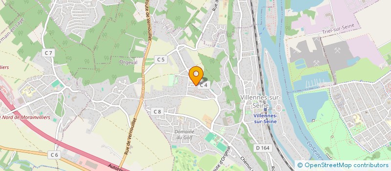 localisation de l'entreprise SCI SCULL  VILLENNES-SUR-SEINE