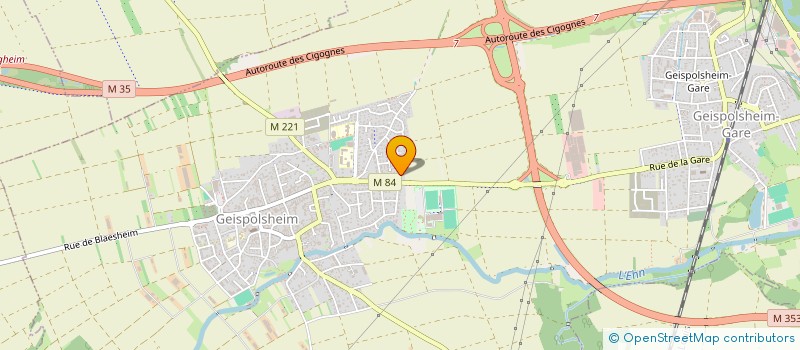 localisation de l'entreprise SCI SCURIOLI PARCENTES  GEISPOLSHEIM