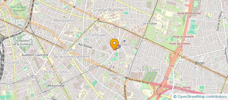 localisation de l'entreprise SCI SCV  LYON