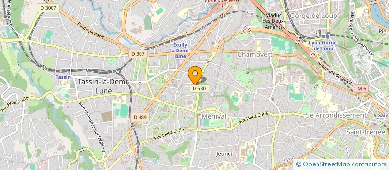 localisation de l'entreprise SCI SCVEB  TASSIN-LA-DEMI-LUNE