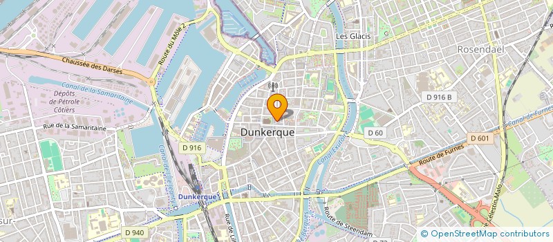 localisation de l'entreprise SCI SCY à DUNKERQUE