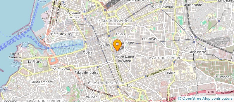 localisation de l'entreprise SCI SCY à MARSEILLE