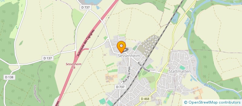 localisation de l'entreprise SCI SCY  SESSENHEIM