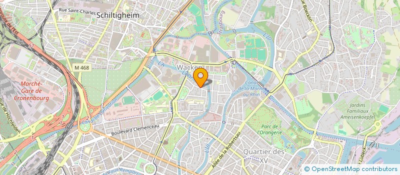 localisation de l'entreprise SCI SCYN  STRASBOURG