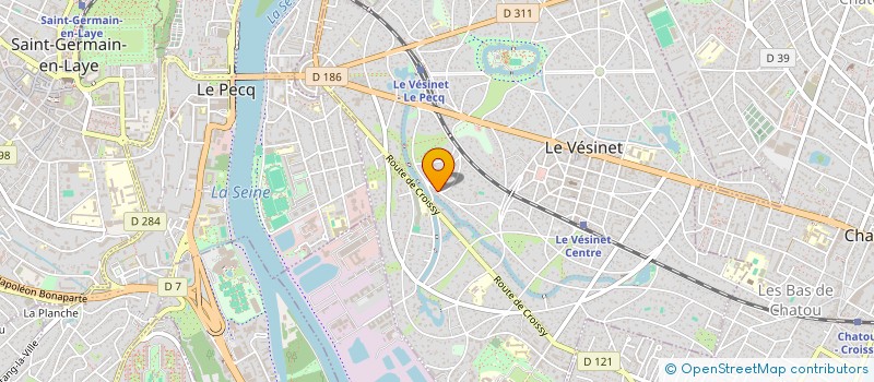 localisation de l'entreprise SCI SCYON  LE VESINET