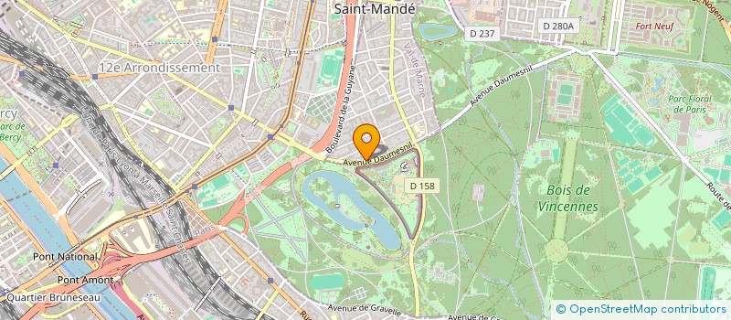 localisation de l'entreprise SCI SD 81  SAINT-MANDE