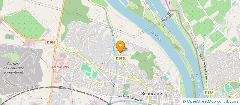 localisation de l'entreprise SCI SD  BEAUCAIRE