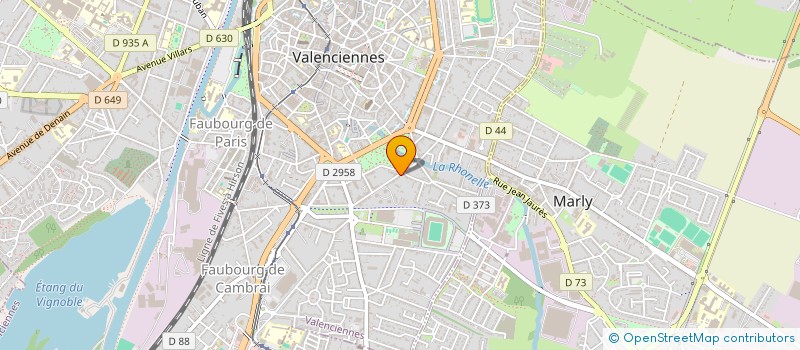 localisation de l'entreprise SCI SD à VALENCIENNES
